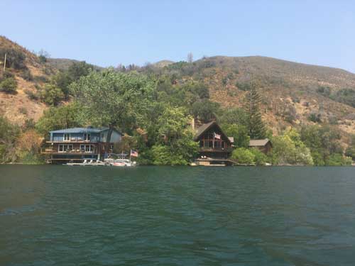Blue Lakes view of houses